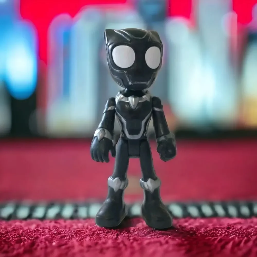 Black Panther Spidey Figure‎ Cake Topper And His Amazing Friends Hasbro Black.